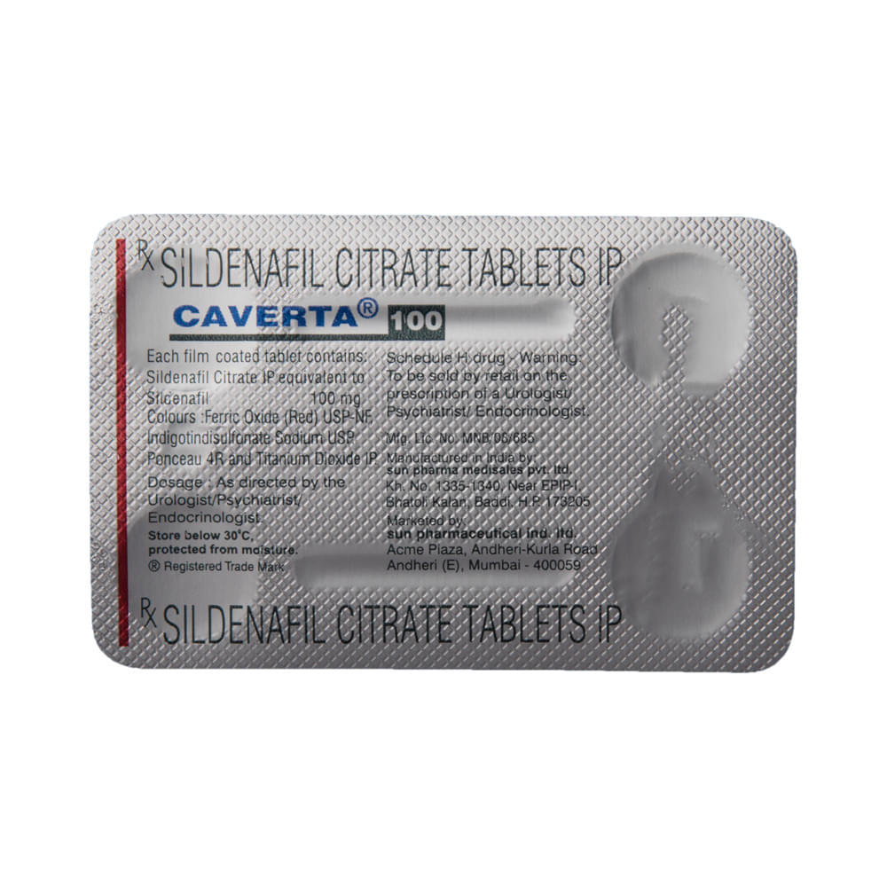 Caverta 100 Tablet - Image 5
