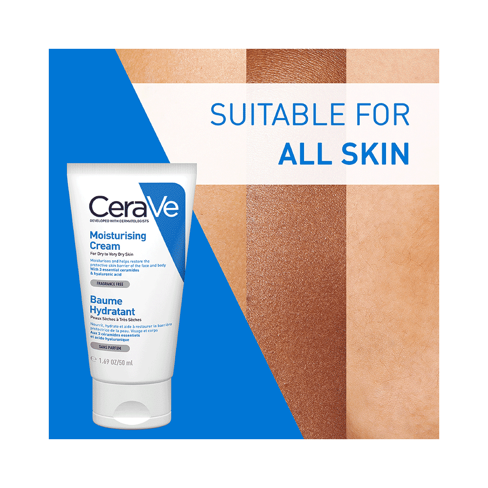 CeraVe Moisturising Cream for Dry to Very Dry Skin | Hydrating Face Care Product - Image 10