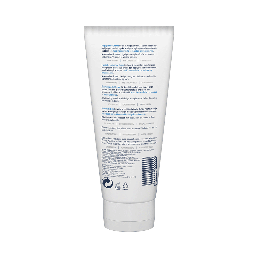 CeraVe Moisturising Cream for Dry to Very Dry Skin | Hydrating Face Care Product - Image 2