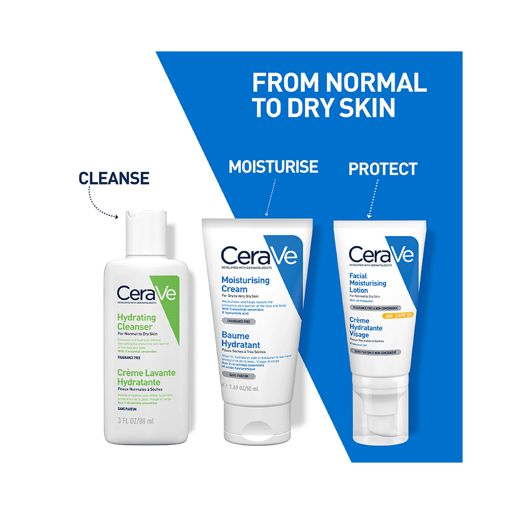 CeraVe Moisturising Cream for Dry to Very Dry Skin | Hydrating Face Care Product - Image 8