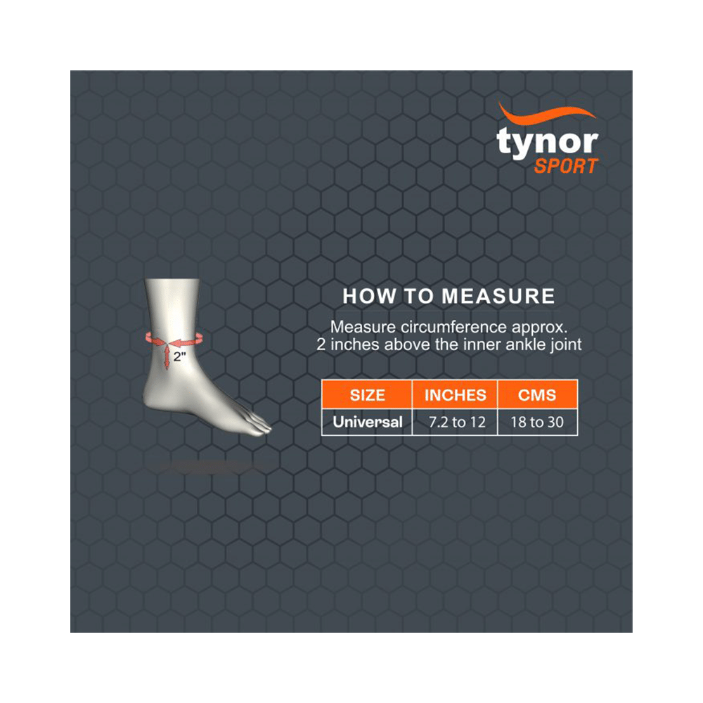 Tynor Ankle Binder Air Pro Small Black & Green - Image 3