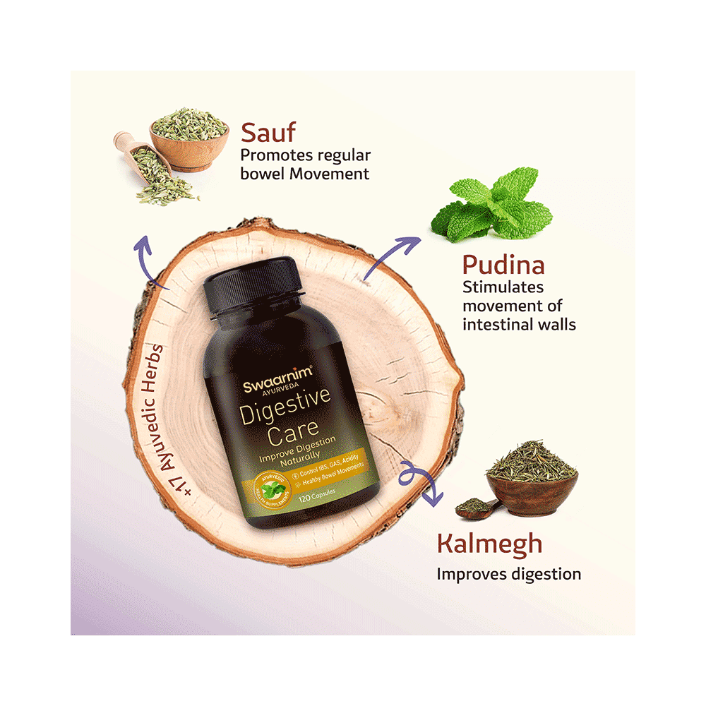 Swaarnim Ayurevda Digestive Care Capsule (120 Capsule) - Image 5