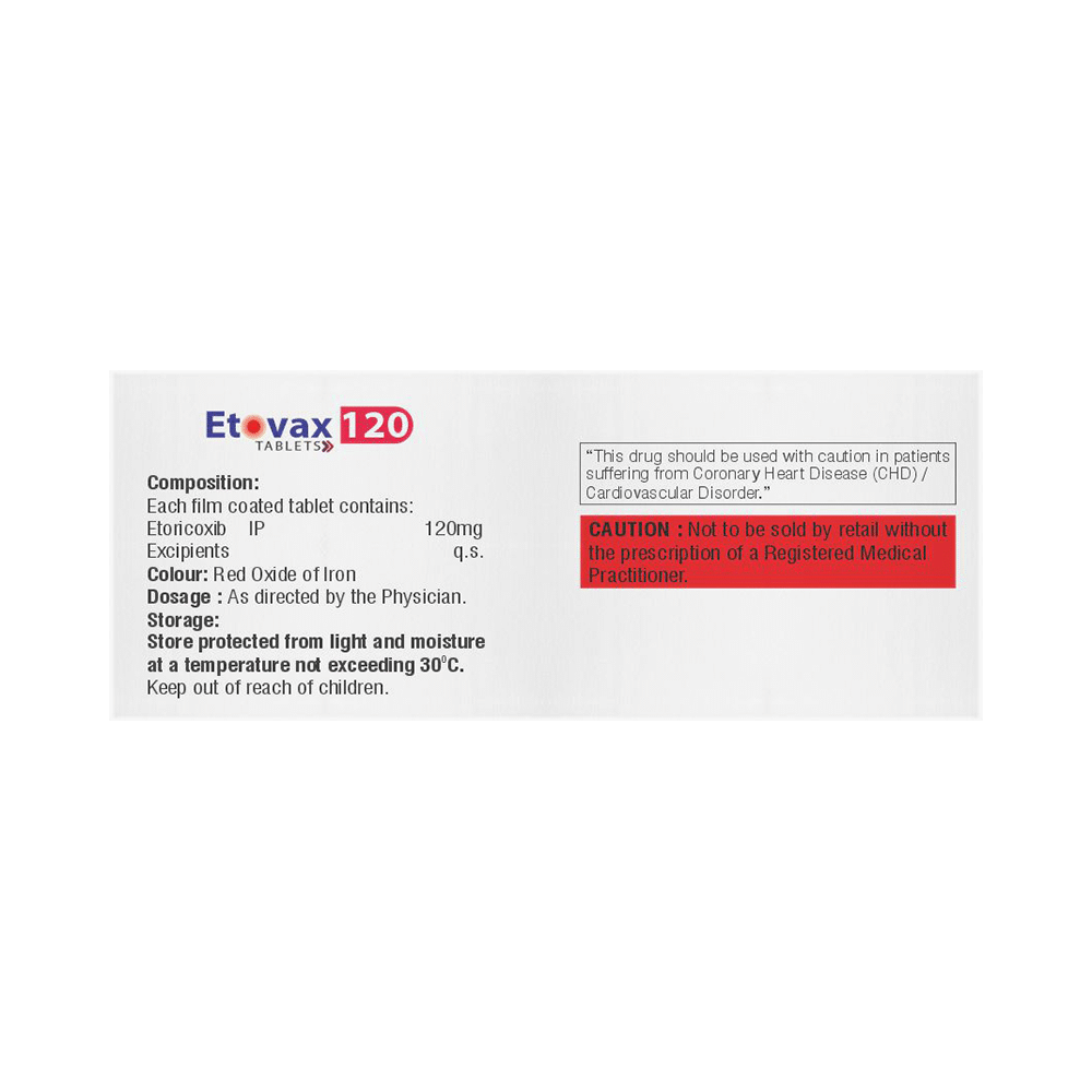 Etovax 120mg Tablet - Image 2
