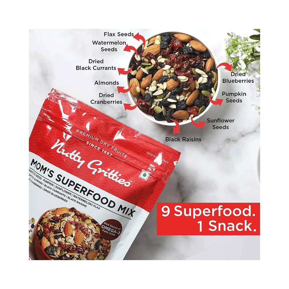 Nutty Gritties Combo Pack of Mom's Superfood Mix & Sports Mix (200gm Each) - Image 5
