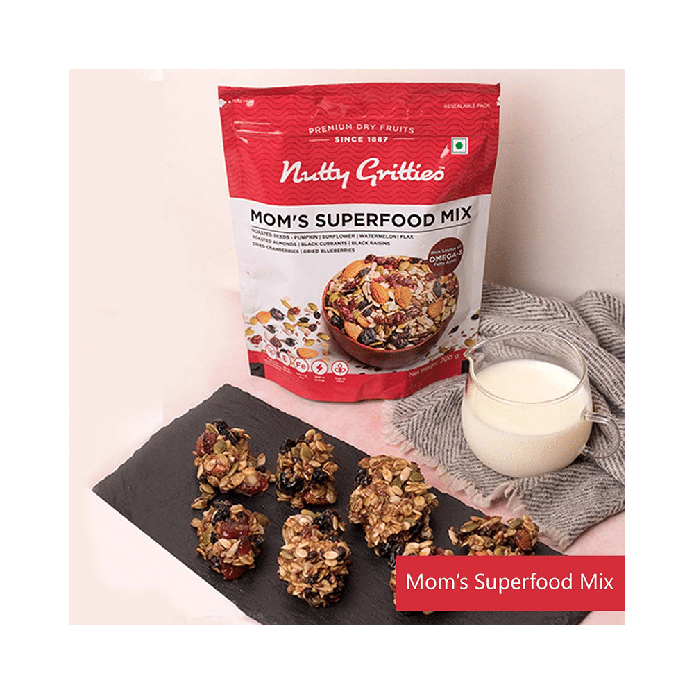 Nutty Gritties Combo Pack of Mom's Superfood Mix & Sports Mix (200gm Each) - Image 3