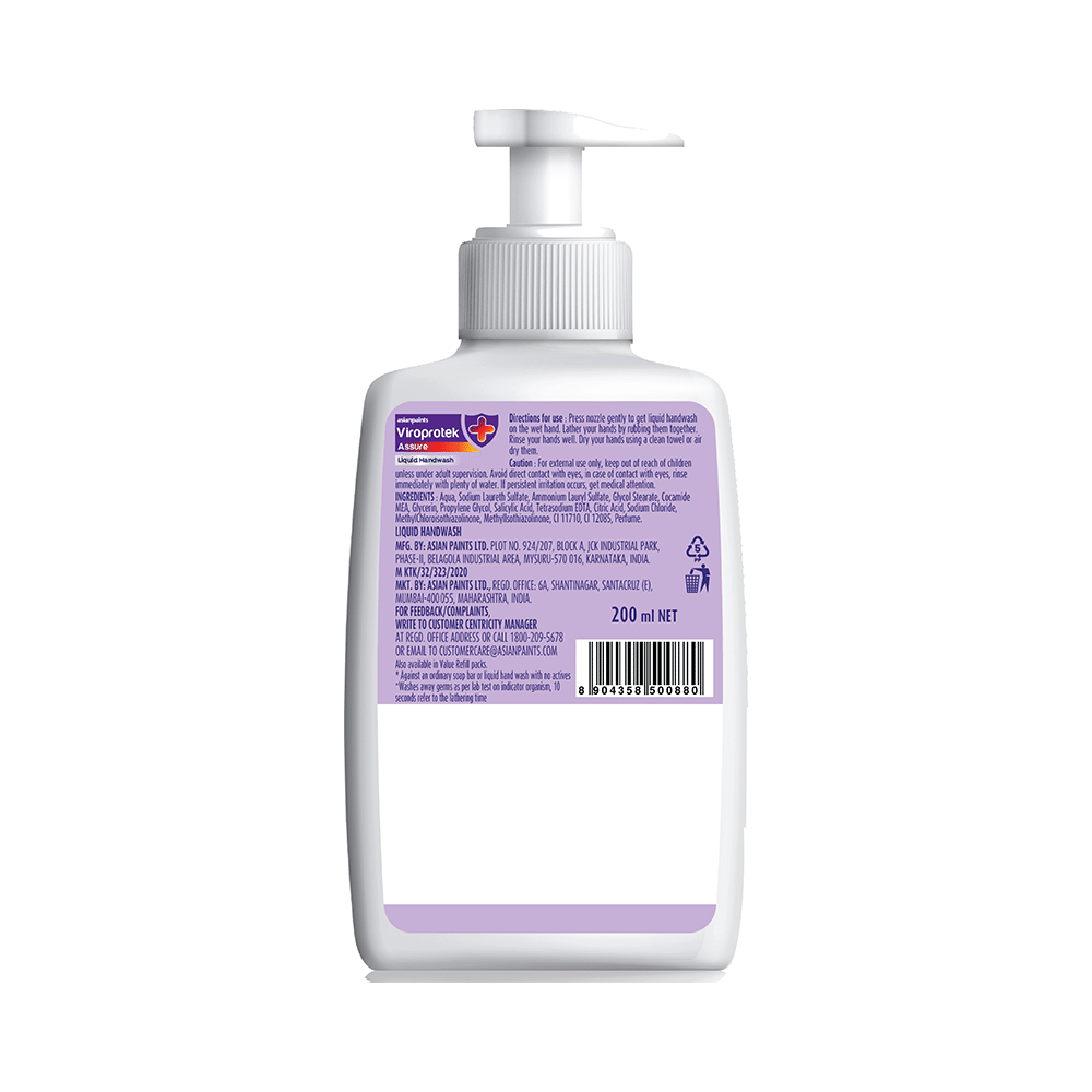 Asianpaints Viroprotek Assure Liquid Handwash - Image 2