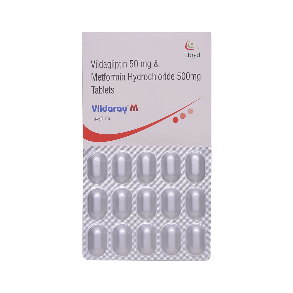 Vildaray M 500mg/50mg Tablet