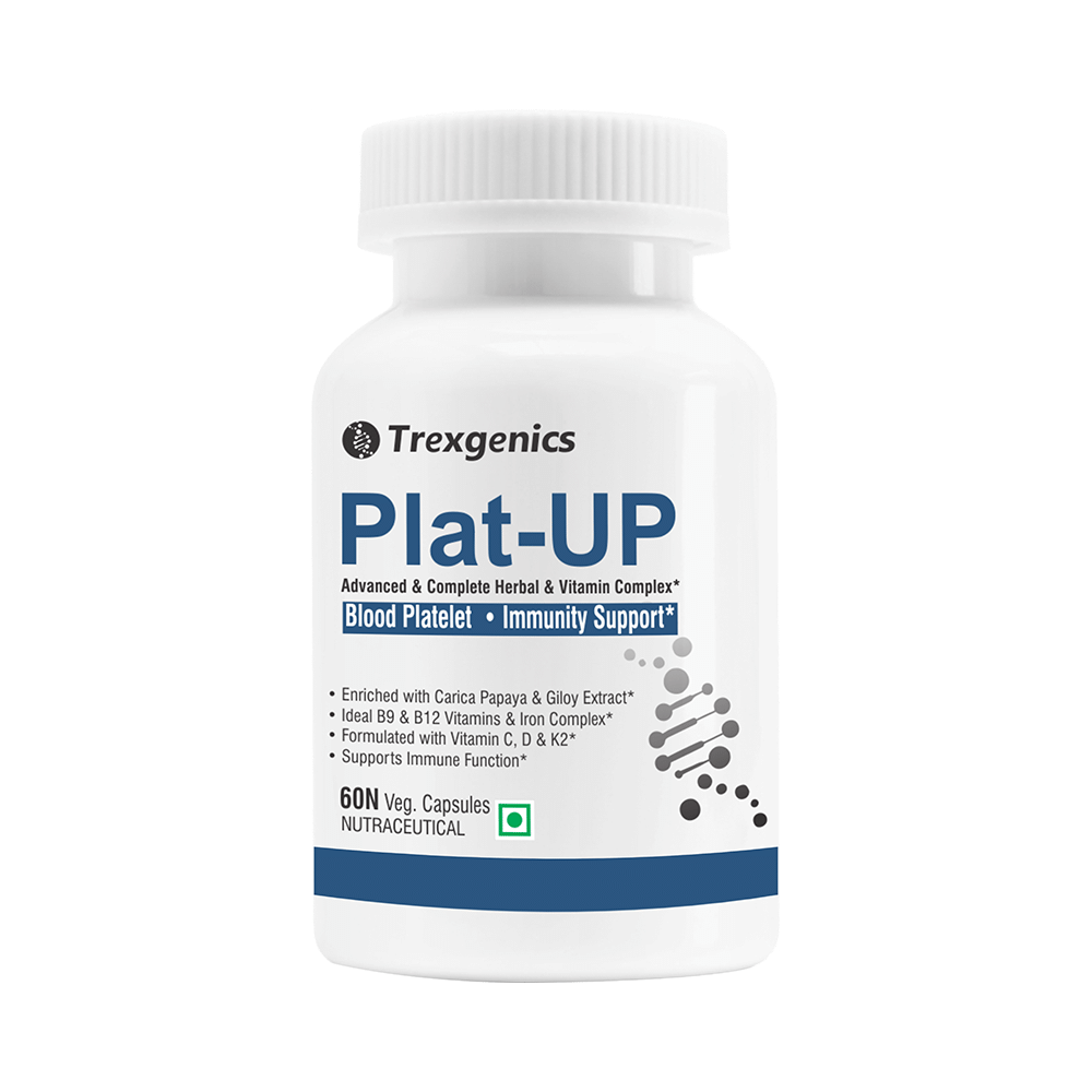 Trexgenics Plat-UP Platelet Support Veg Capsule