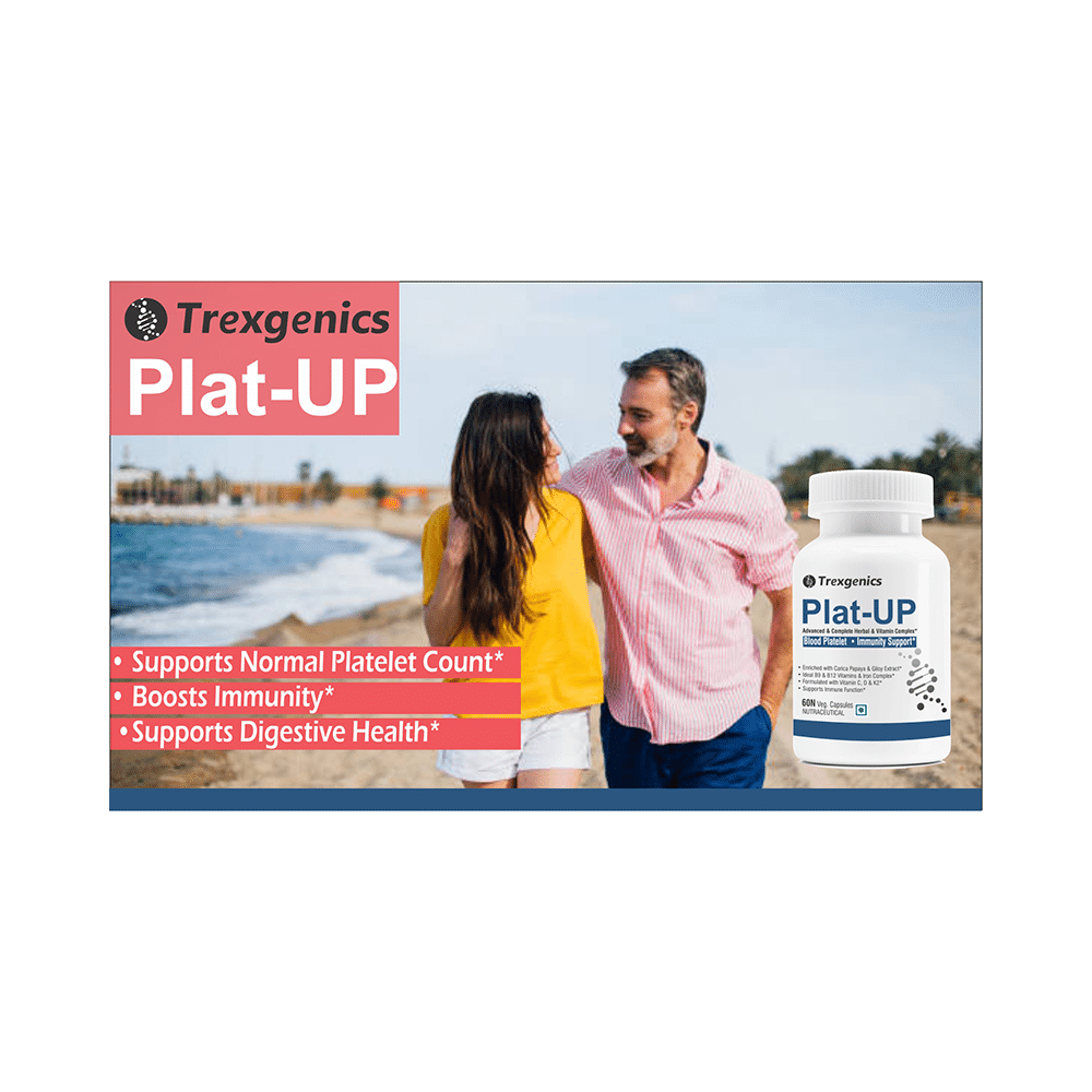 Trexgenics Plat-UP Platelet Support Veg Capsule - Image 5