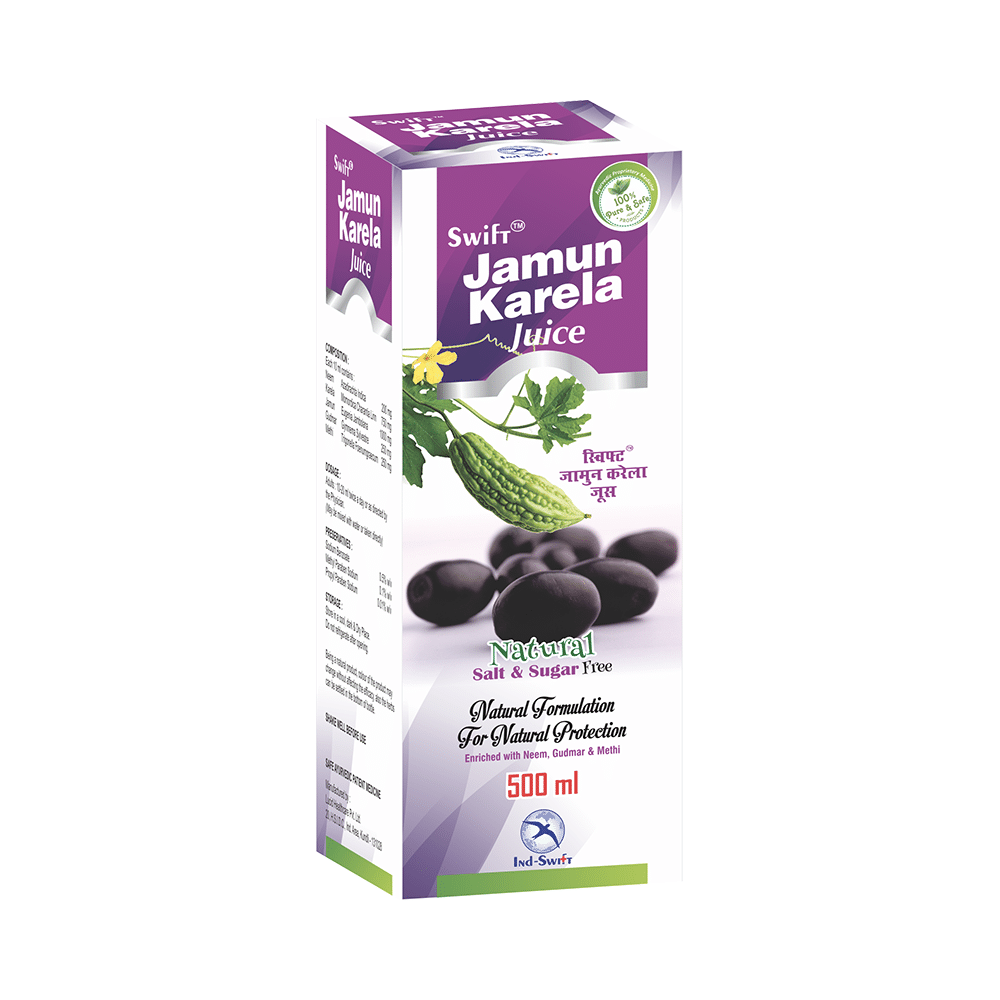 Ind-Swift Jamun Karela Juice - Image 1