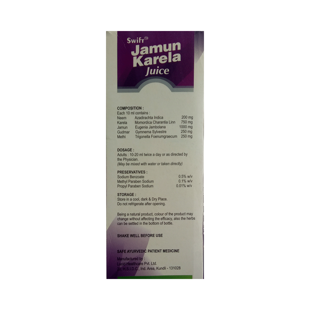 Ind-Swift Jamun Karela Juice - Image 2