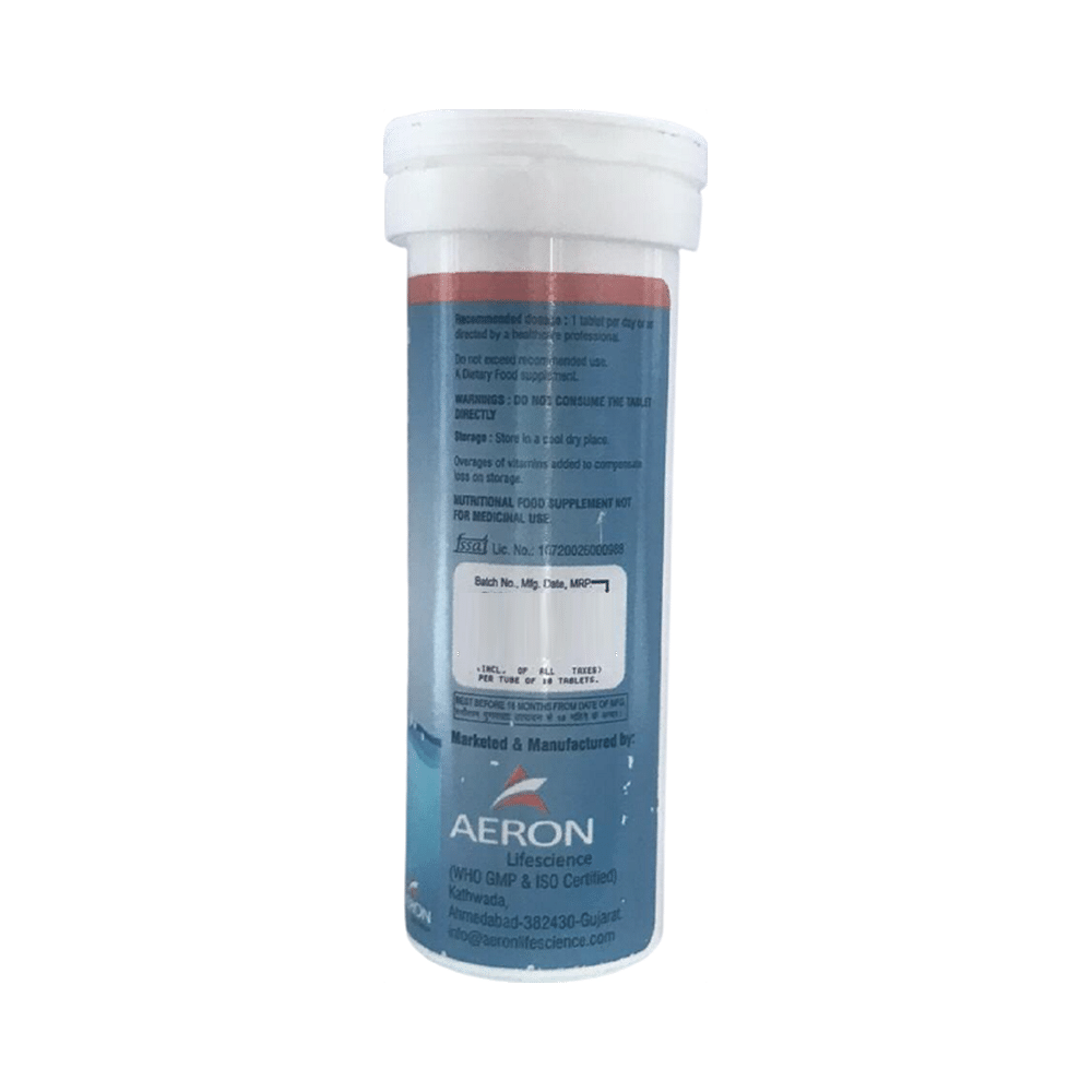 Aeron Nacfizz 600 N-Acetyl L-Cystein Effervescent Tablet Orange - Image 2