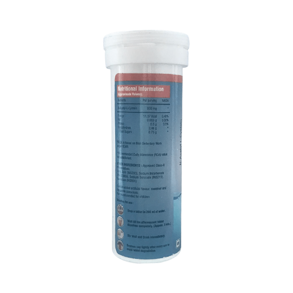 Aeron Nacfizz 600 N-Acetyl L-Cystein Effervescent Tablet Orange - Image 3