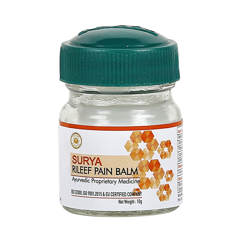 Surya Herbal Rileef Pain Balm (10gm Each) - Image 2