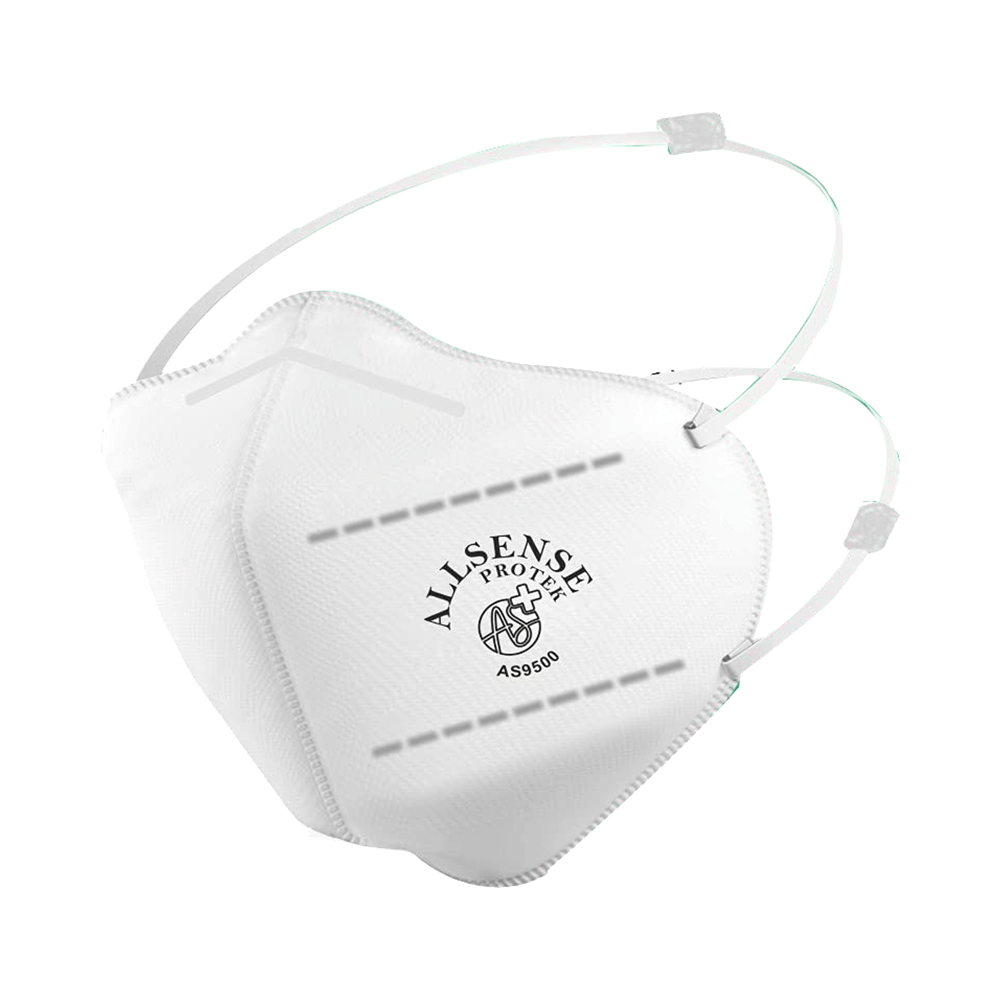 Allsense Protek AS9500 N95 FFP2 Protective Mask with Headloop - Image 2