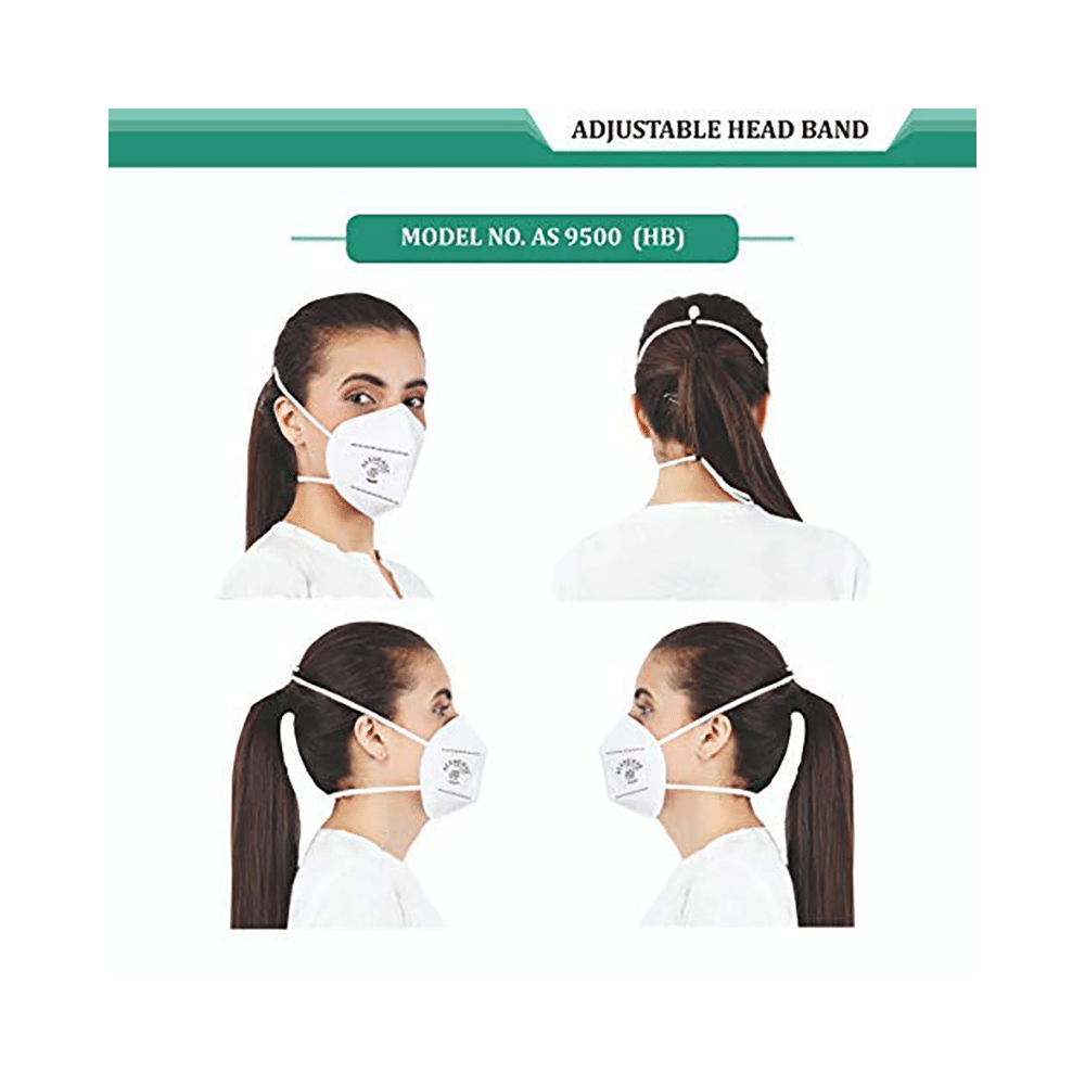 Allsense Protek AS9500 N95 FFP2 Protective Mask with Headloop - Image 4