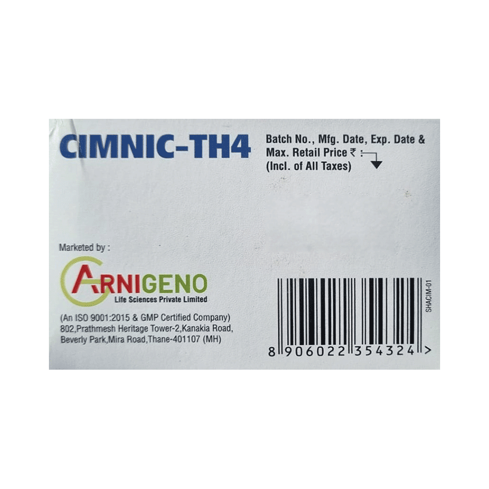 Cimnic TH 4mg/100mg/325mg Tablet - Image 3