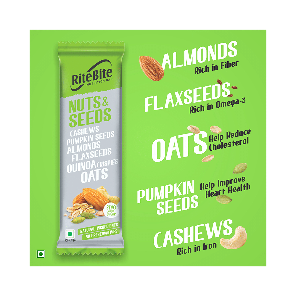 RiteBite Nutrition Bar with 4gm Protein Nut and Seeds - Image 4