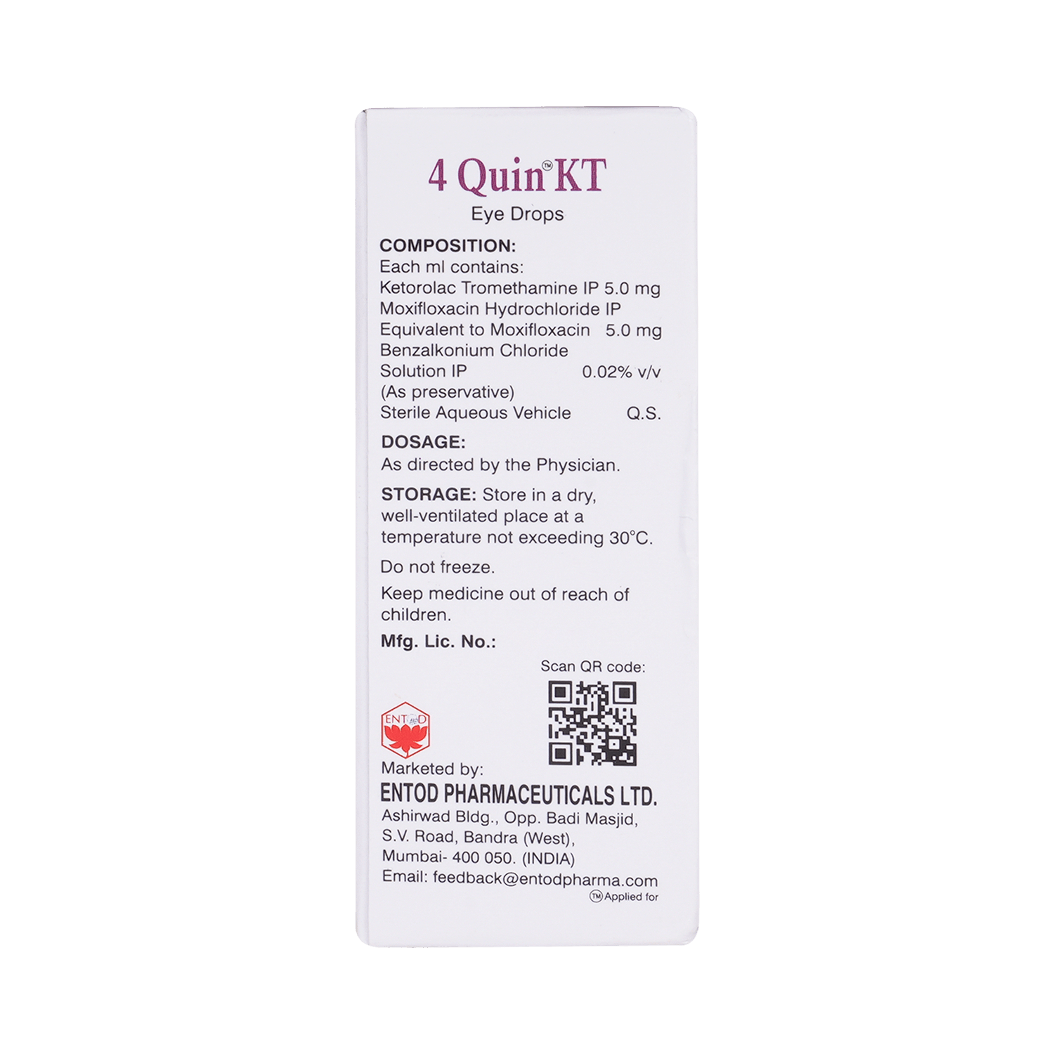 4 Quin KT Eye Drop - Image 4