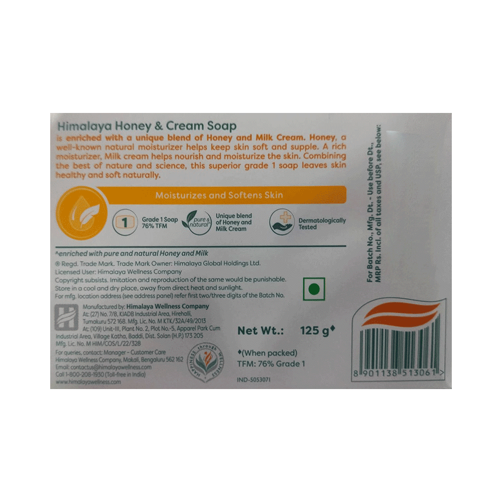 Himalaya Herbals Honey & Cream Soap - Image 2