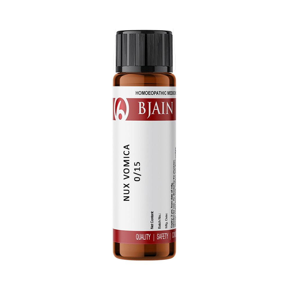 Bjain Nux Vomica Globules 0/15 LM