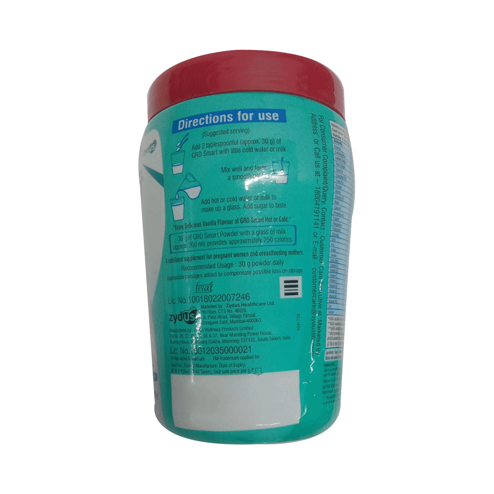 GRD Smart Whey Protein with DHA & Taurine | Gluten Free | Flavour Vanilla Powder - Image 2