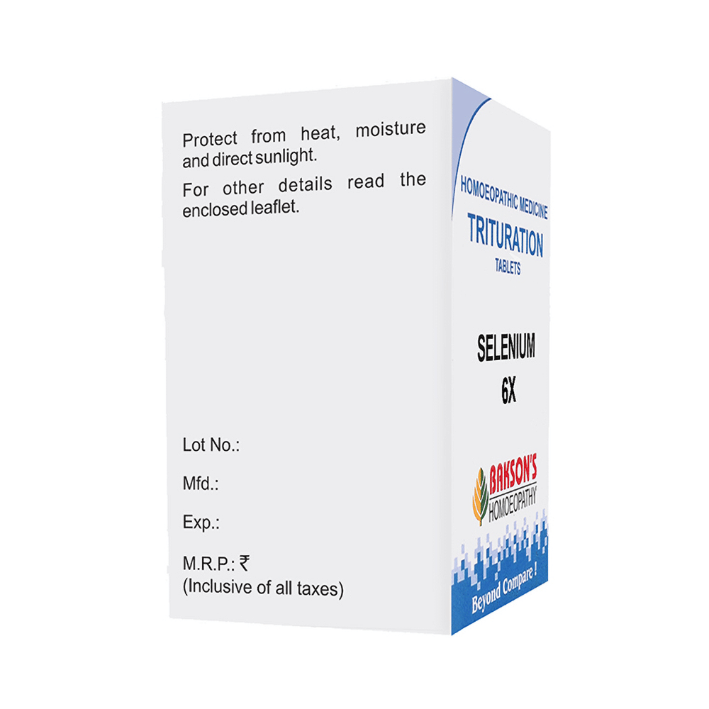 Bakson's Homeopathy Selenium Trituration Tablet 6X - Image 2