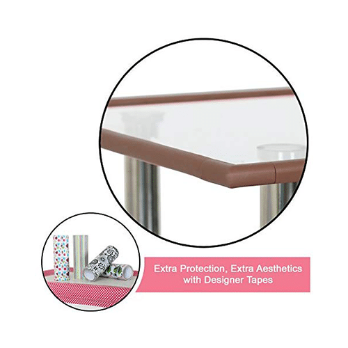 Safe-O-Kid Unique High Density L-Shaped 2mtr Long 4 Edge Guards with 16 Corner Cushions Brown - Image 5