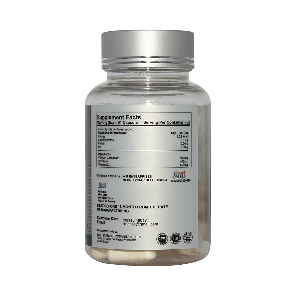 Red Tize Vitamin D3 + K2 Capsule - Image 3