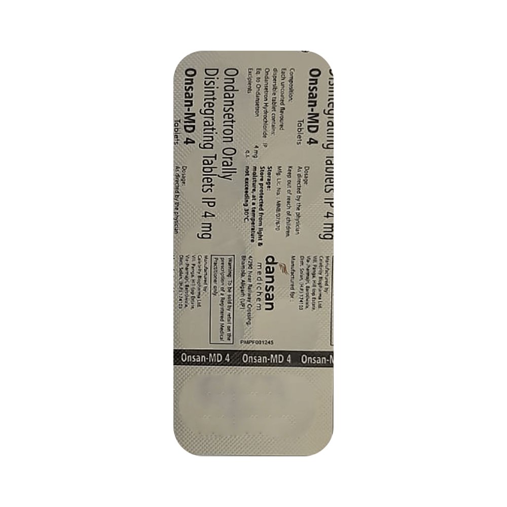 Onsan-MD 4 Tablet - Image 2