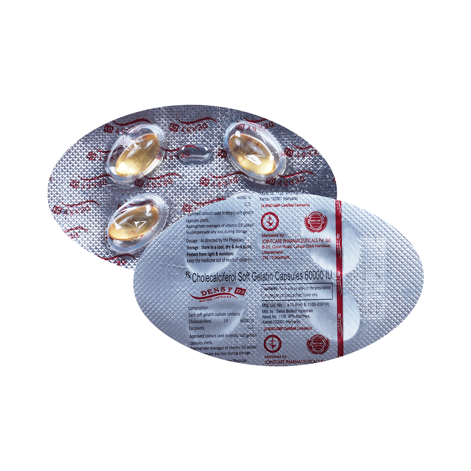 Densy D3 Soft Gelatin Capsule - Image 1