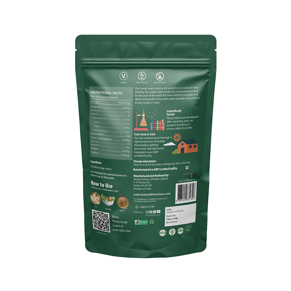 Health Horizons Hemp Hearts | Rich in Protein for Metabolic Health - Image 2