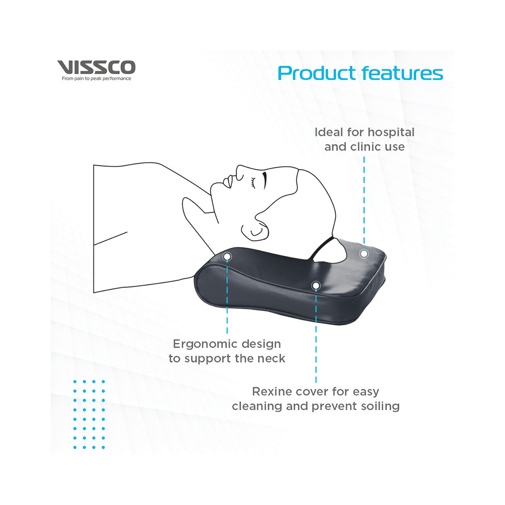 Vissco LIV Cervical Pillow Universal Grey - Image 4