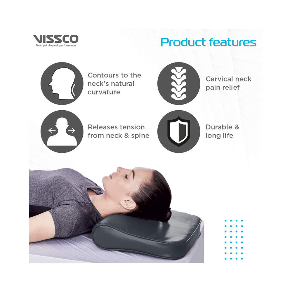 Vissco LIV Cervical Pillow Universal Grey - Image 6