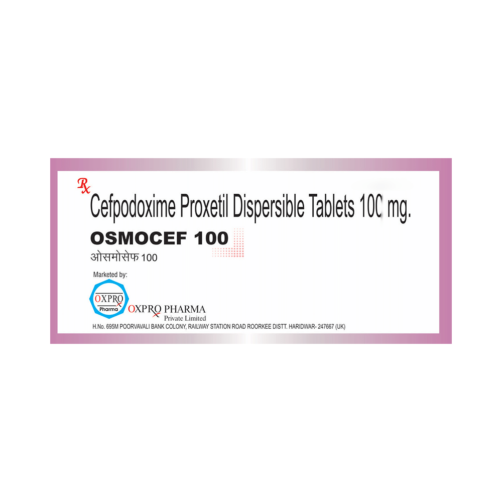 Osmocef 100 Tablet DT - Image 1