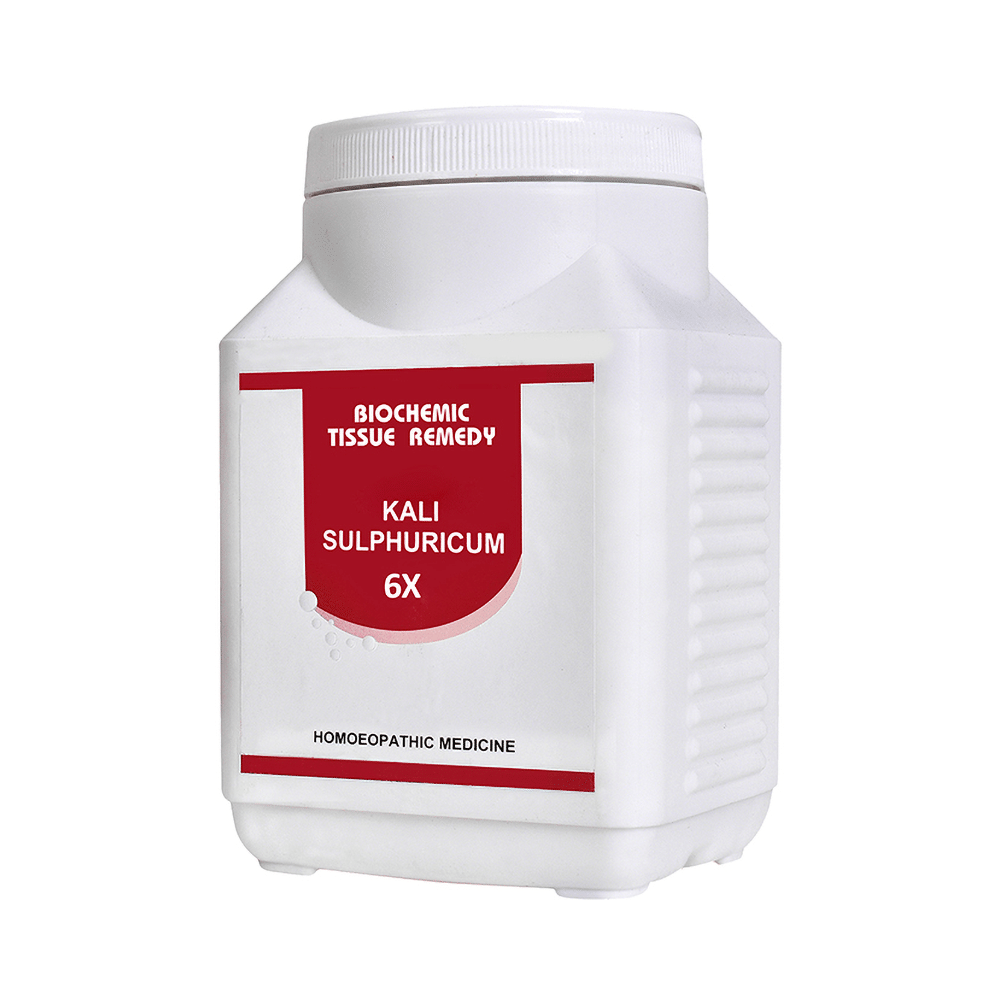 Bakson's Homeopathy Kali Sulphuricum Biochemic Tablet 6X