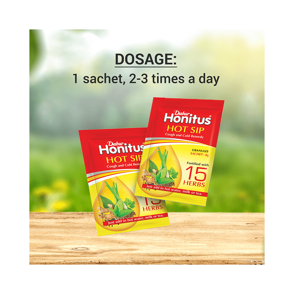 Dabur Honitus Hot Sip Ayurvedic Kaadha | For Cough, Cold & Immunity (4gm Each) - Image 9