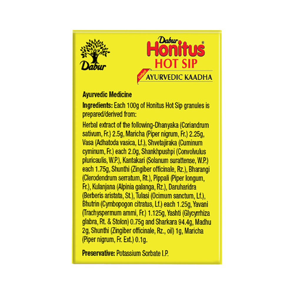 Dabur Honitus Hot Sip Ayurvedic Kaadha | For Cough, Cold & Immunity (4gm Each) - Image 2