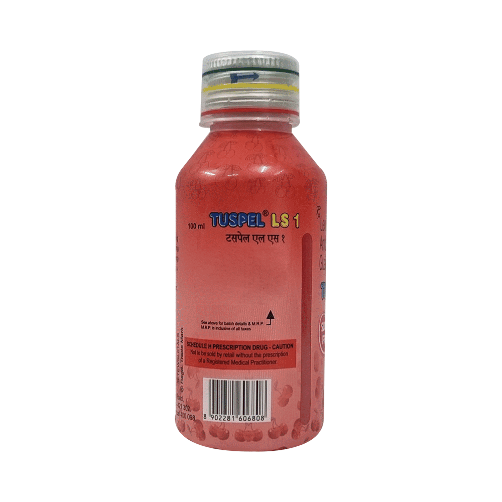 Tuspel LS 1 Expectorant Cherry Sugar Free - Image 3