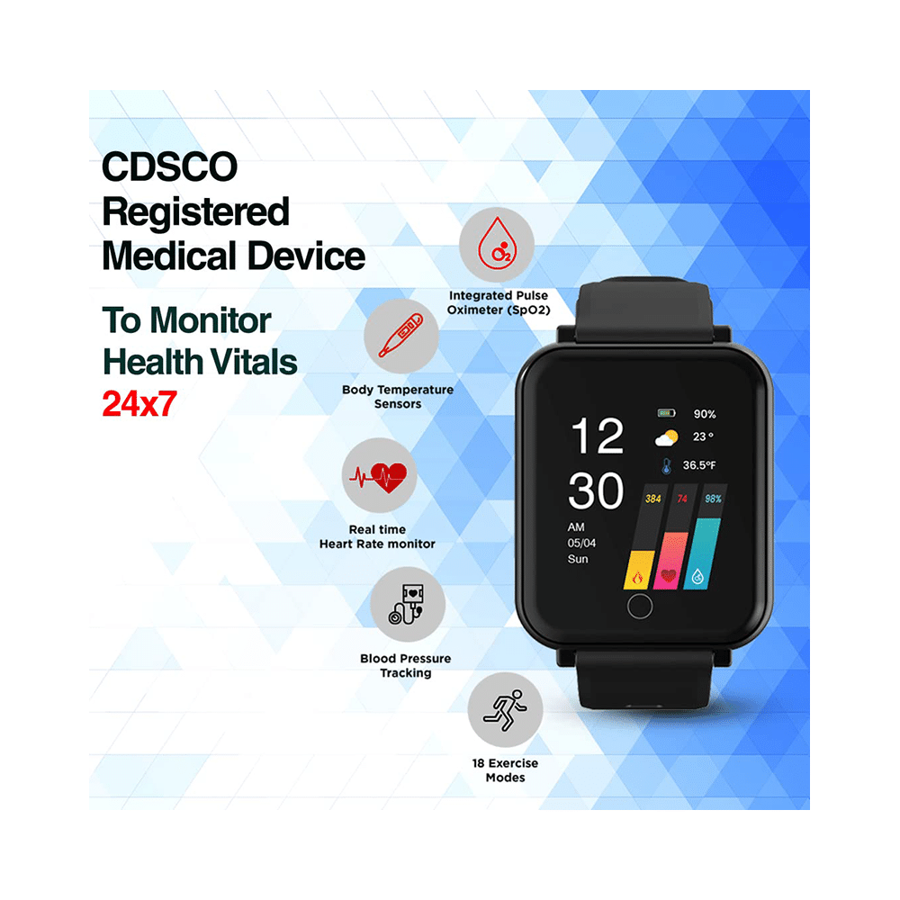 GOQii Smart Vital Plus with 3 Months Health & Personal Coaching Smart Watch - Image 3