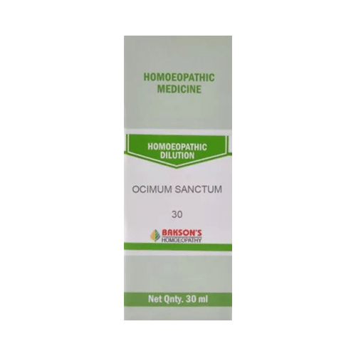 Bakson's Homeopathy Ocimum Sanctum Dilution 30 - Image 1