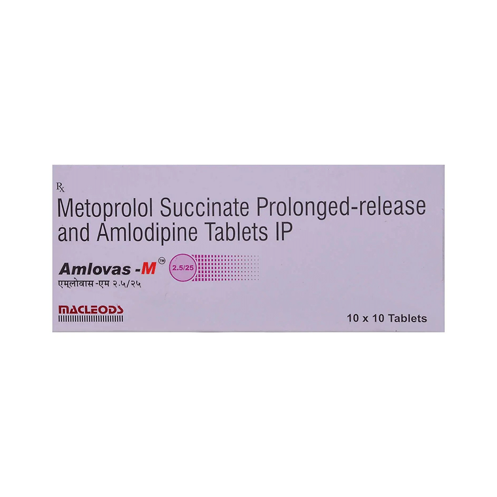 Amlovas-M 2.5/25 Tablet PR - Image 1