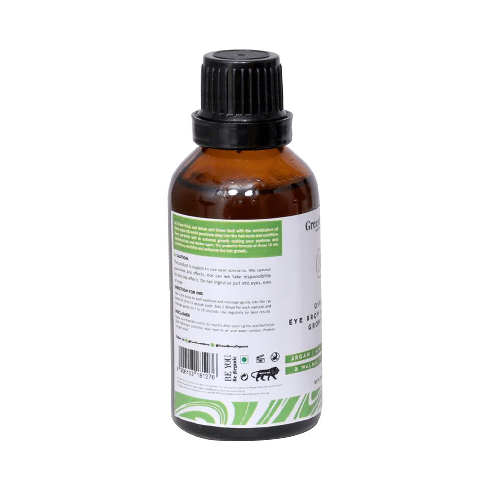 Greenberry Organics Organic Eye Brow & Eye Lash Growth Oil - Image 3