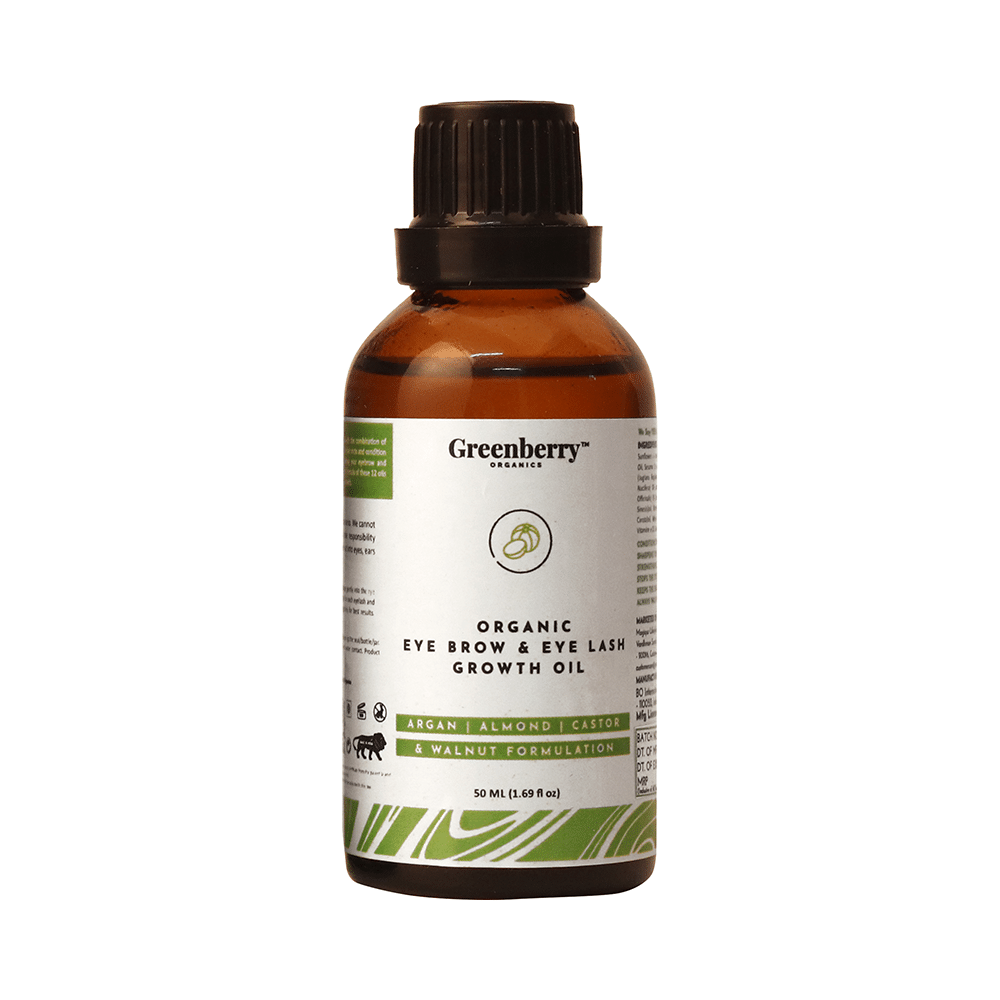 Greenberry Organics Organic Eye Brow & Eye Lash Growth Oil - Image 2