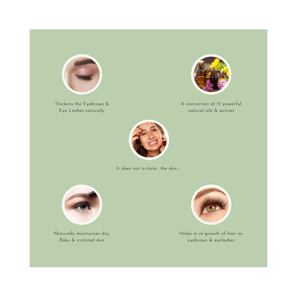 Greenberry Organics Organic Eye Brow & Eye Lash Growth Oil - Image 6