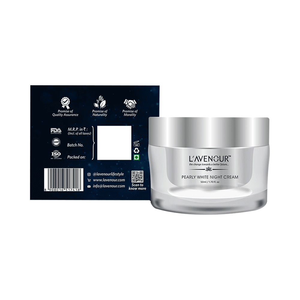 L'avenour Pearly White Night Cream(50ml Each) - Image 2