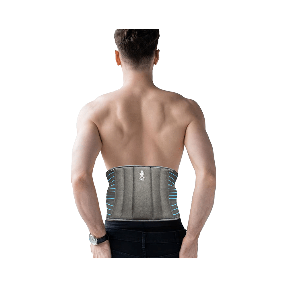 IGR Lumbar Sacro Belt (Dual Lock) Grey Small - Image 1