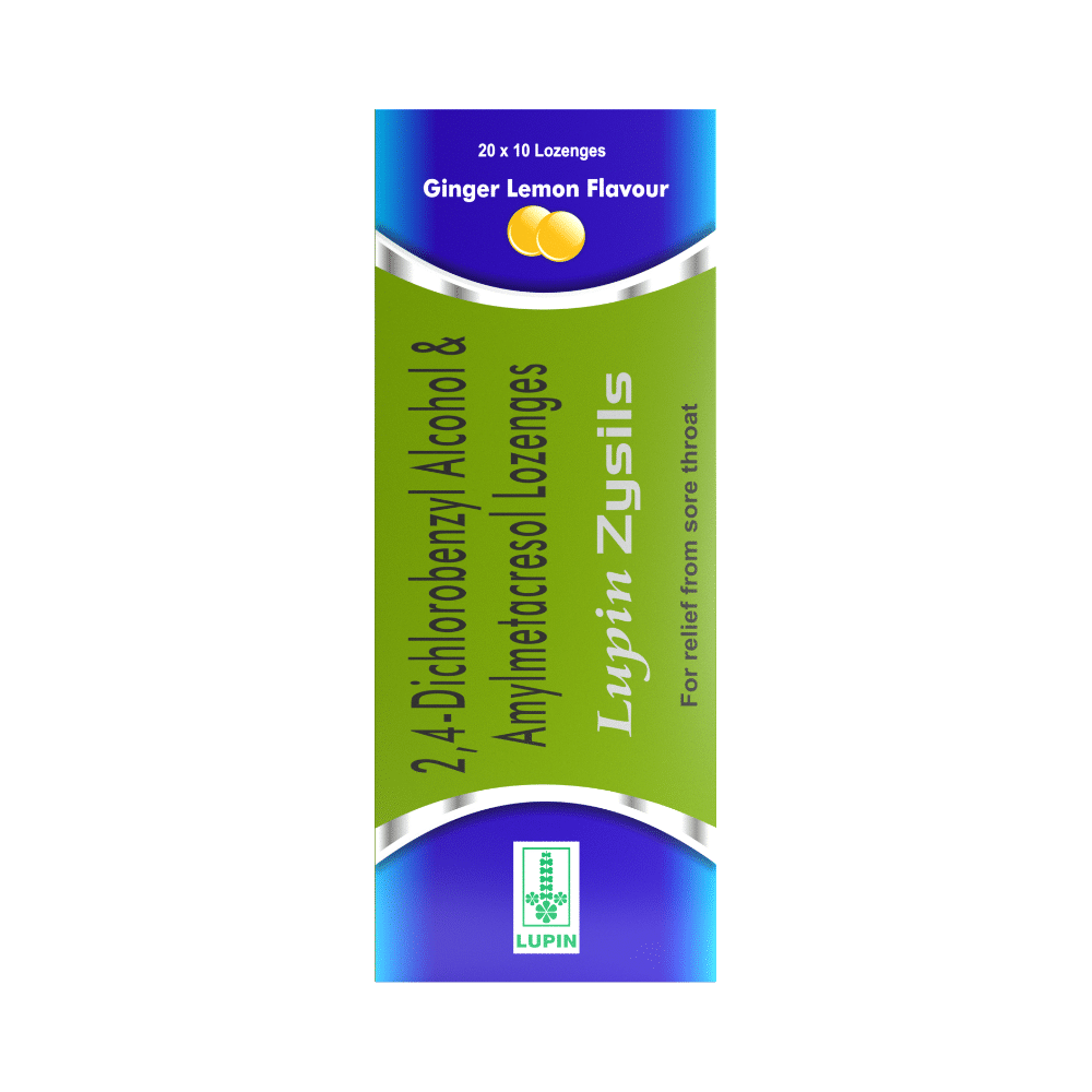 Lupin Zysils Lozenges Ginger Lemon - Image 1