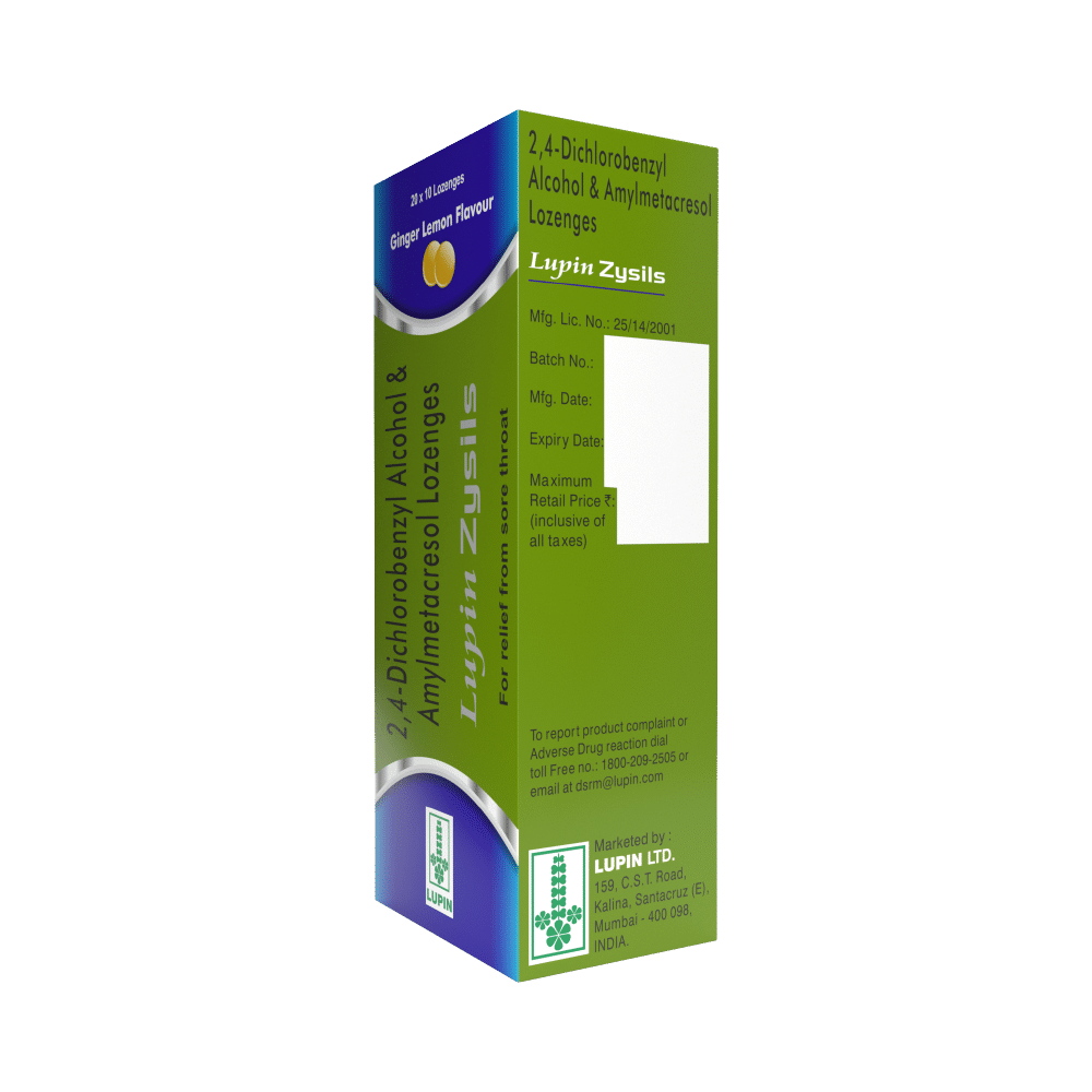 Lupin Zysils Lozenges Ginger Lemon - Image 3