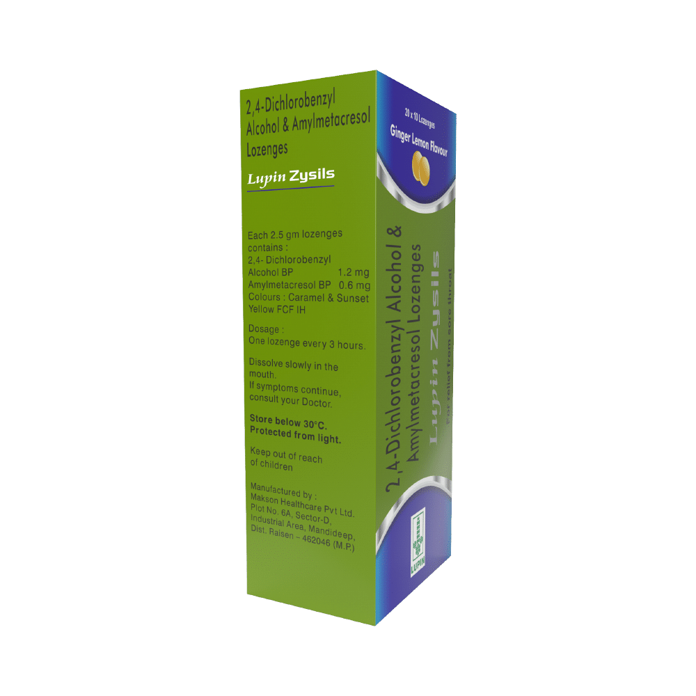 Lupin Zysils Lozenges Ginger Lemon - Image 2